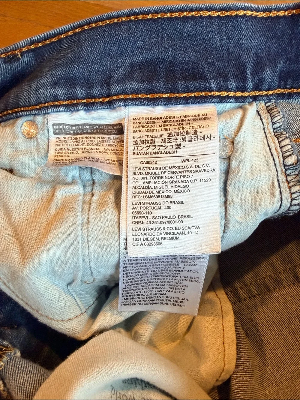 Levi's 512 Slim Taper Stretch Blue Denim Jeans Men’s waist size 29